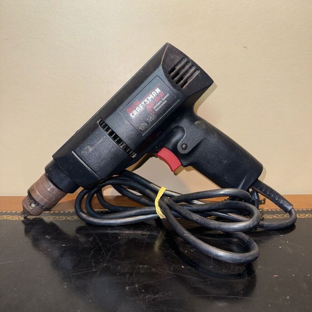Craftsman 3/8" Corded Electric Reversible Drill - Model 315.101430 - Works Great